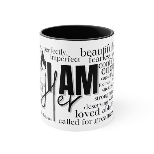Affirmations, Accent Coffee Mug